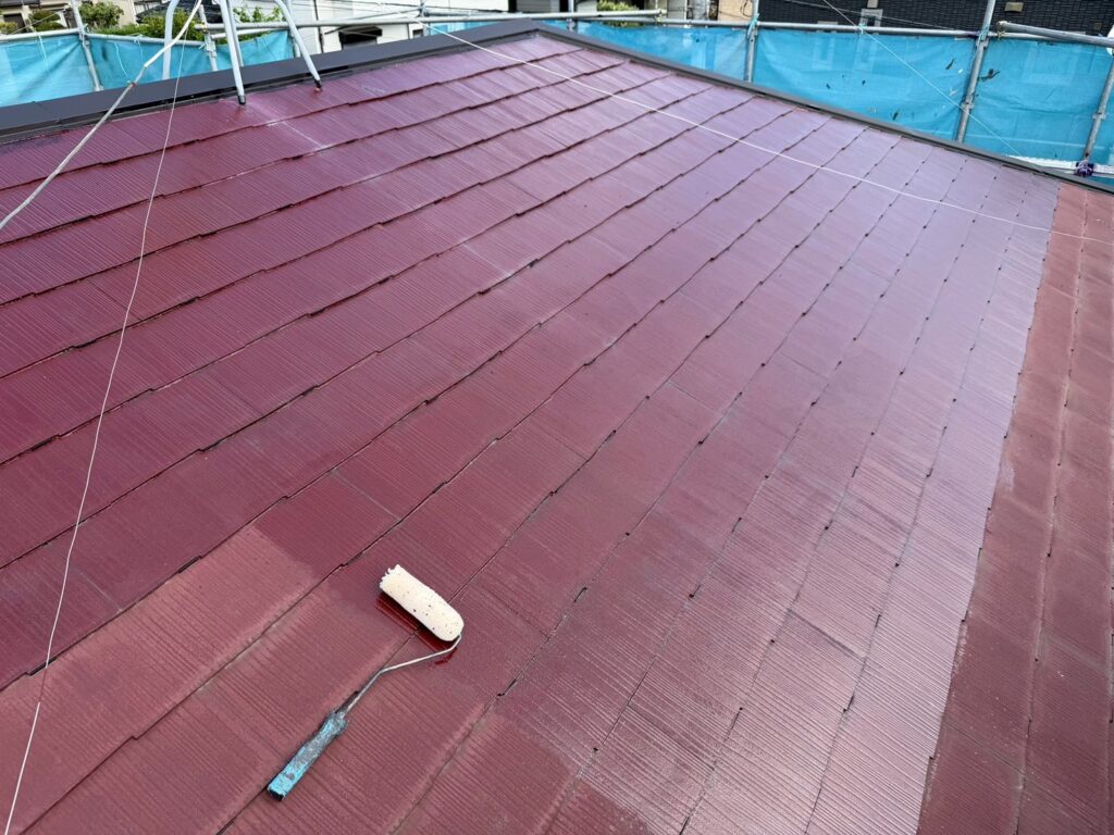 屋根下塗り<br />
（透明色）